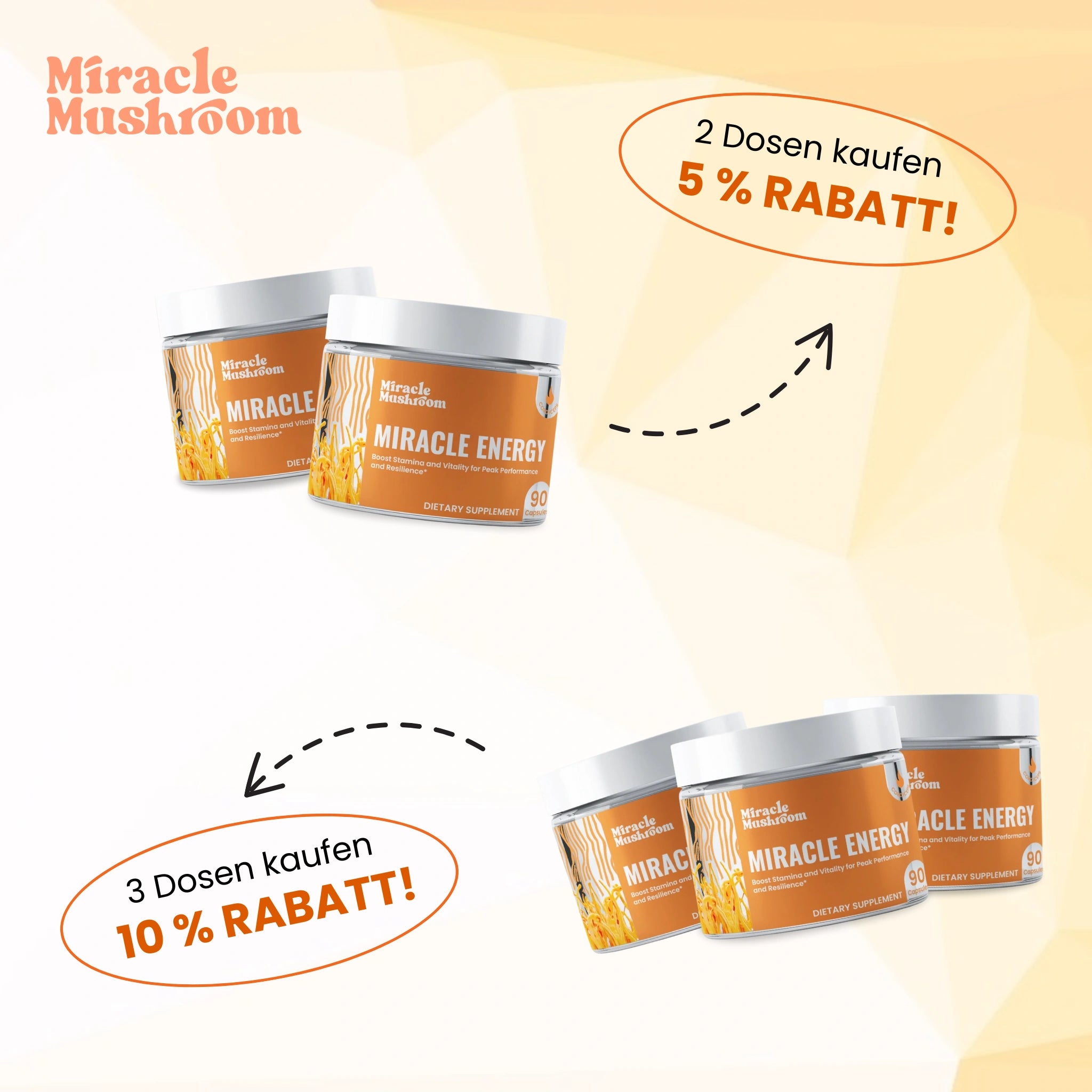 Miracle Energy (Cordyceps für Energie)