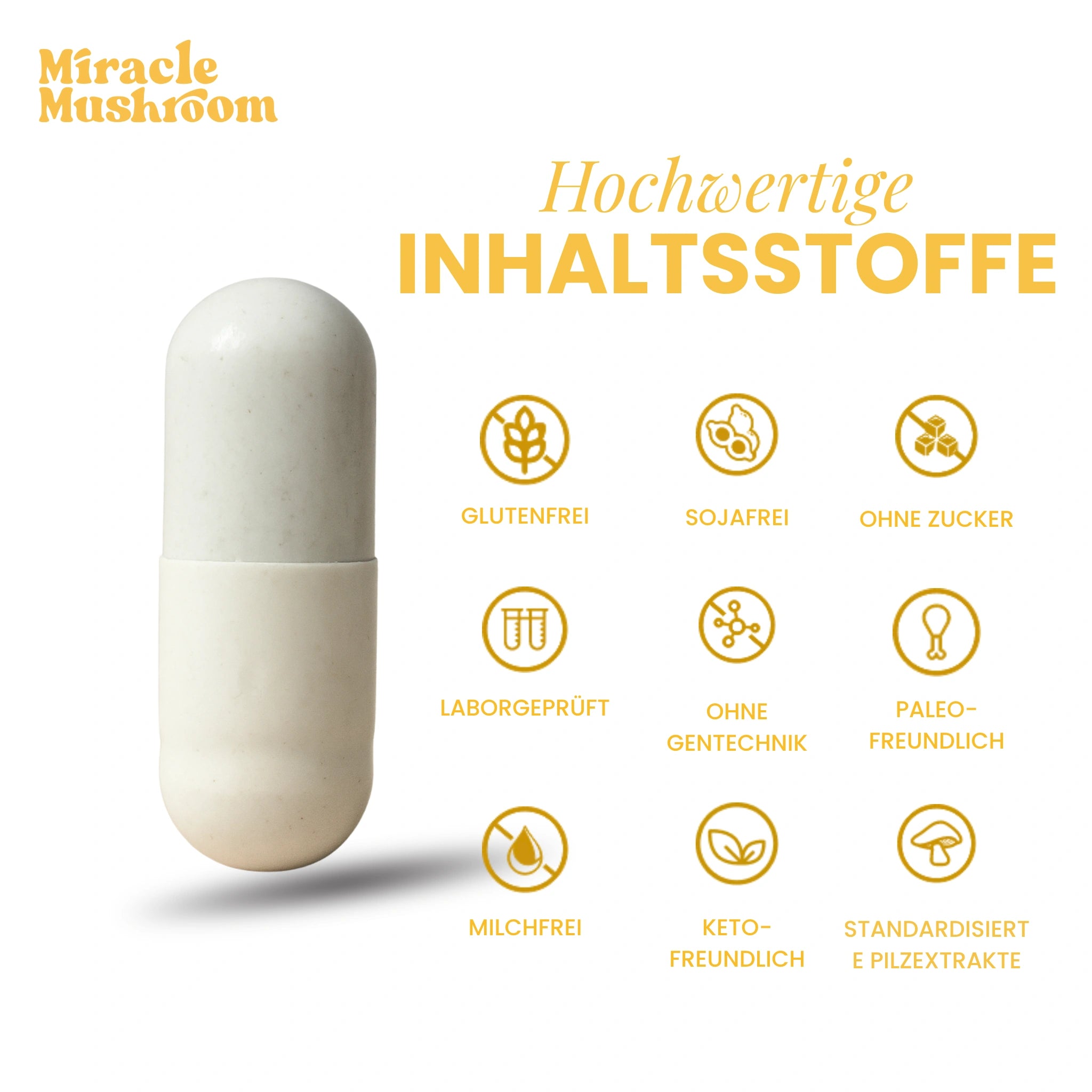 Miracle Mind (Lion’s Mane für kognitive Unterstützung)