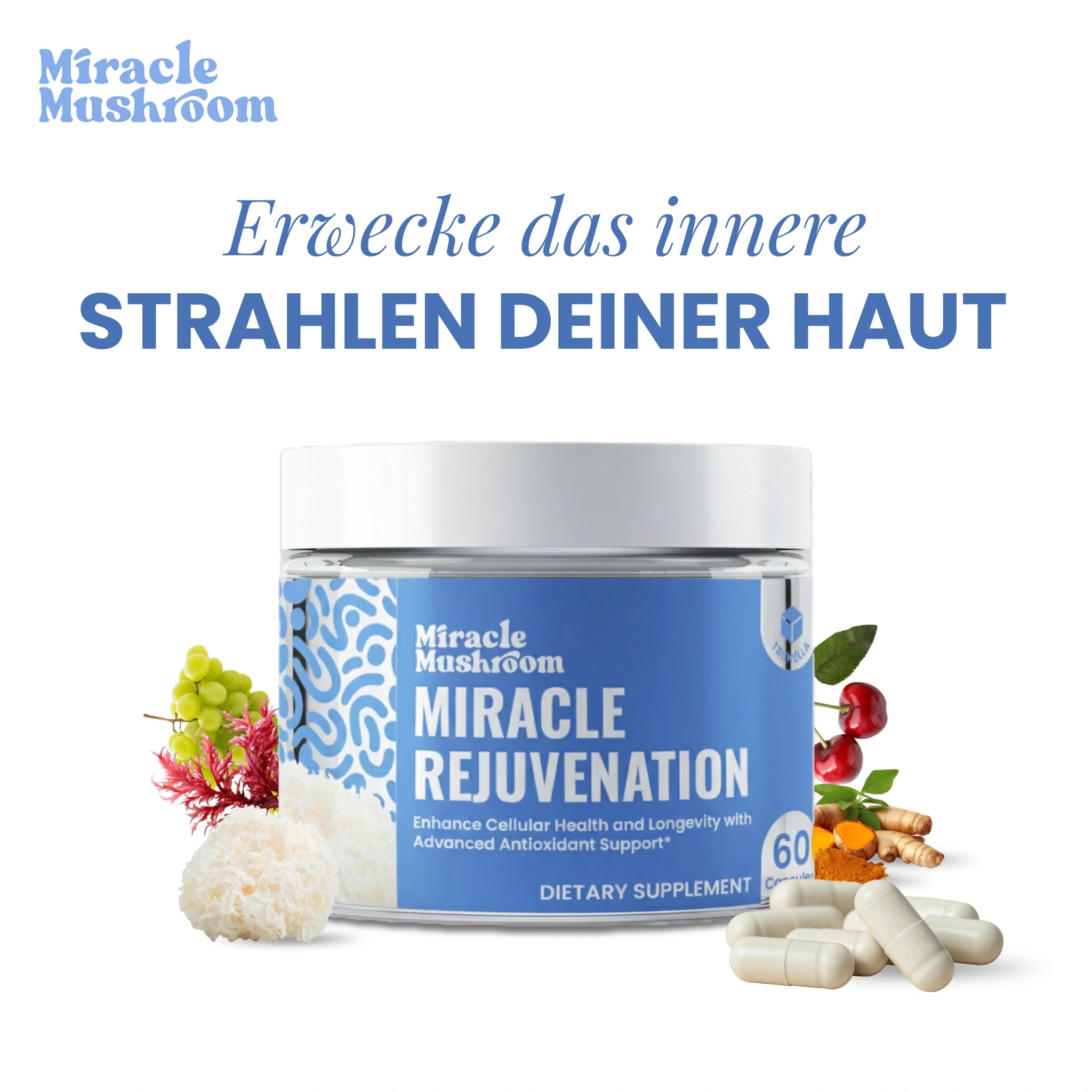 Miracle Rejuvenation (Tremella für Hautfeuchtigkeit)