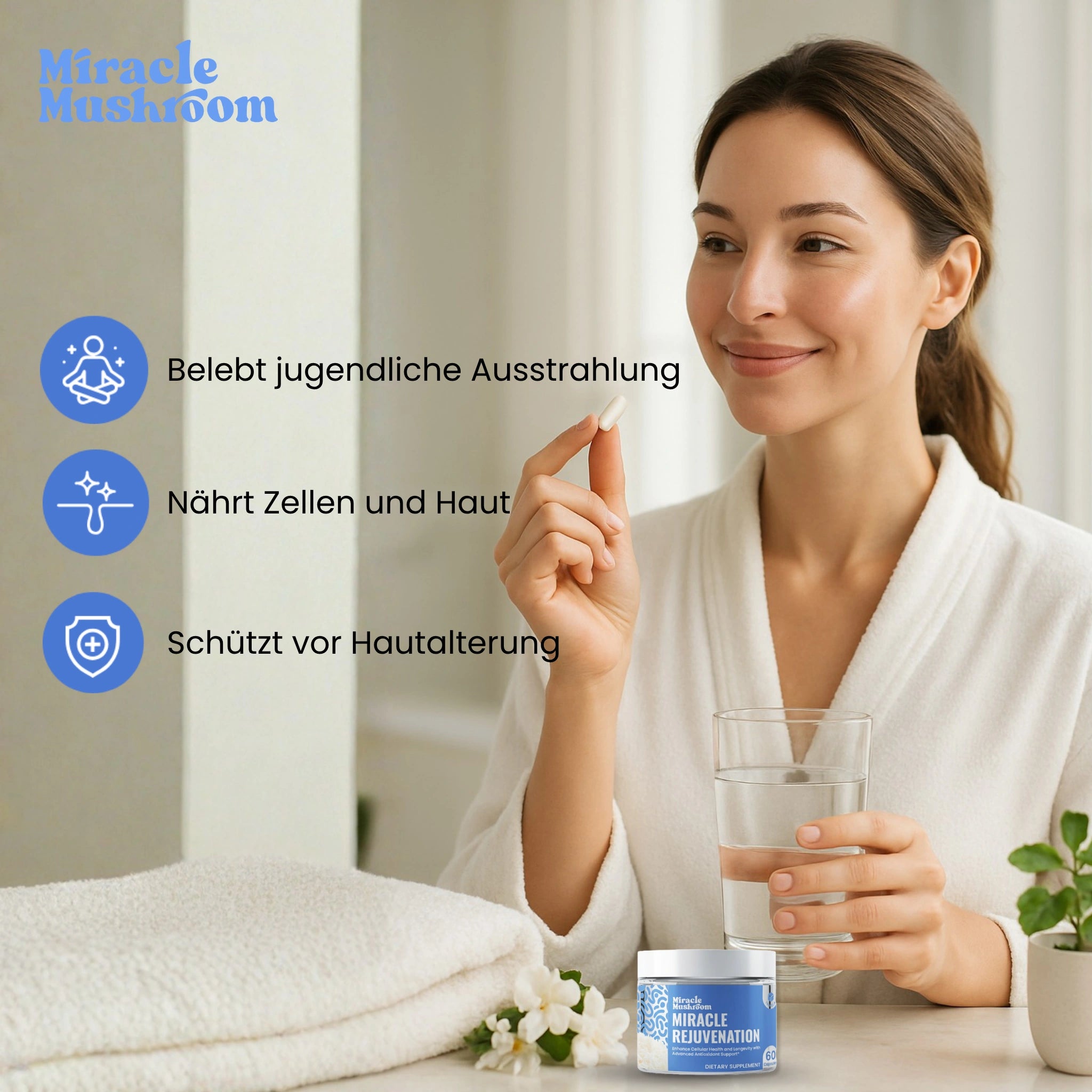 Miracle Rejuvenation (Tremella für Hautfeuchtigkeit)