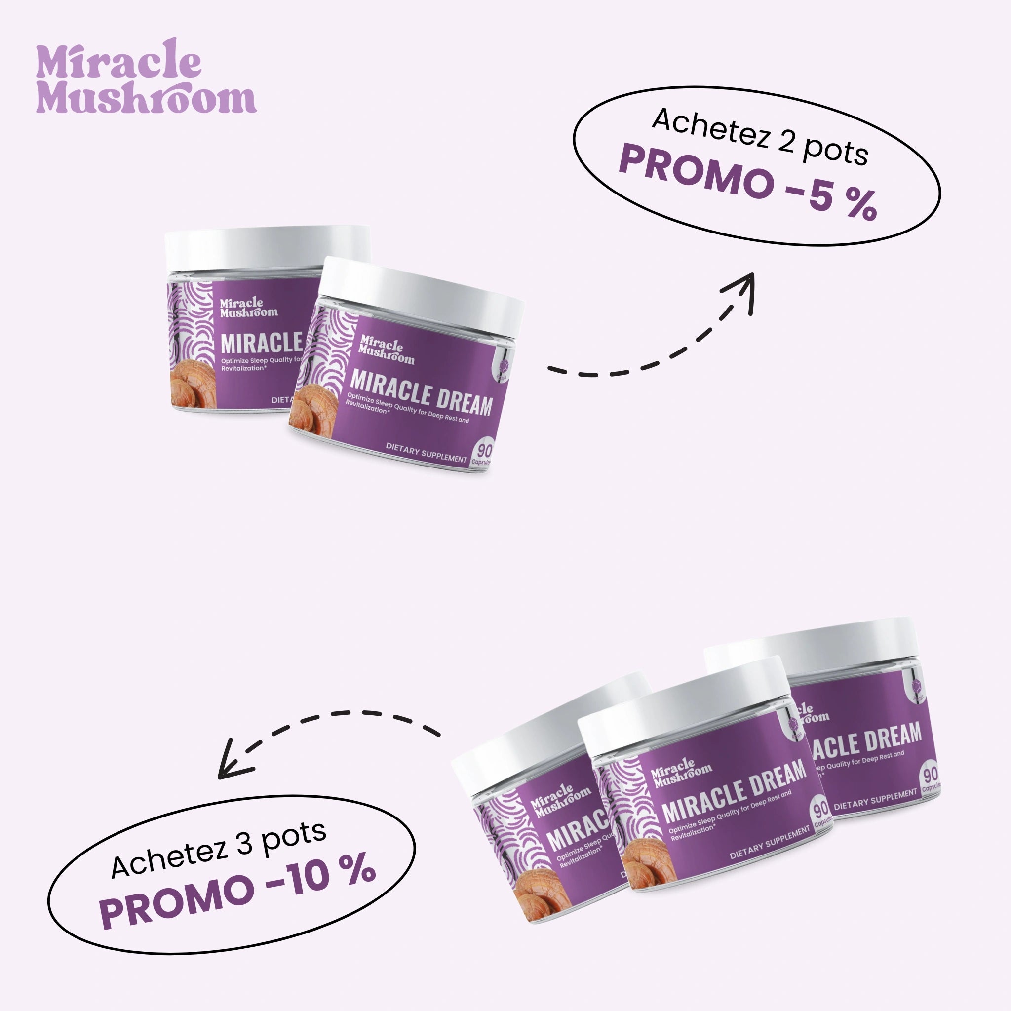 Miracle Dream (Reishi pour un sommeil profond et apaisé)