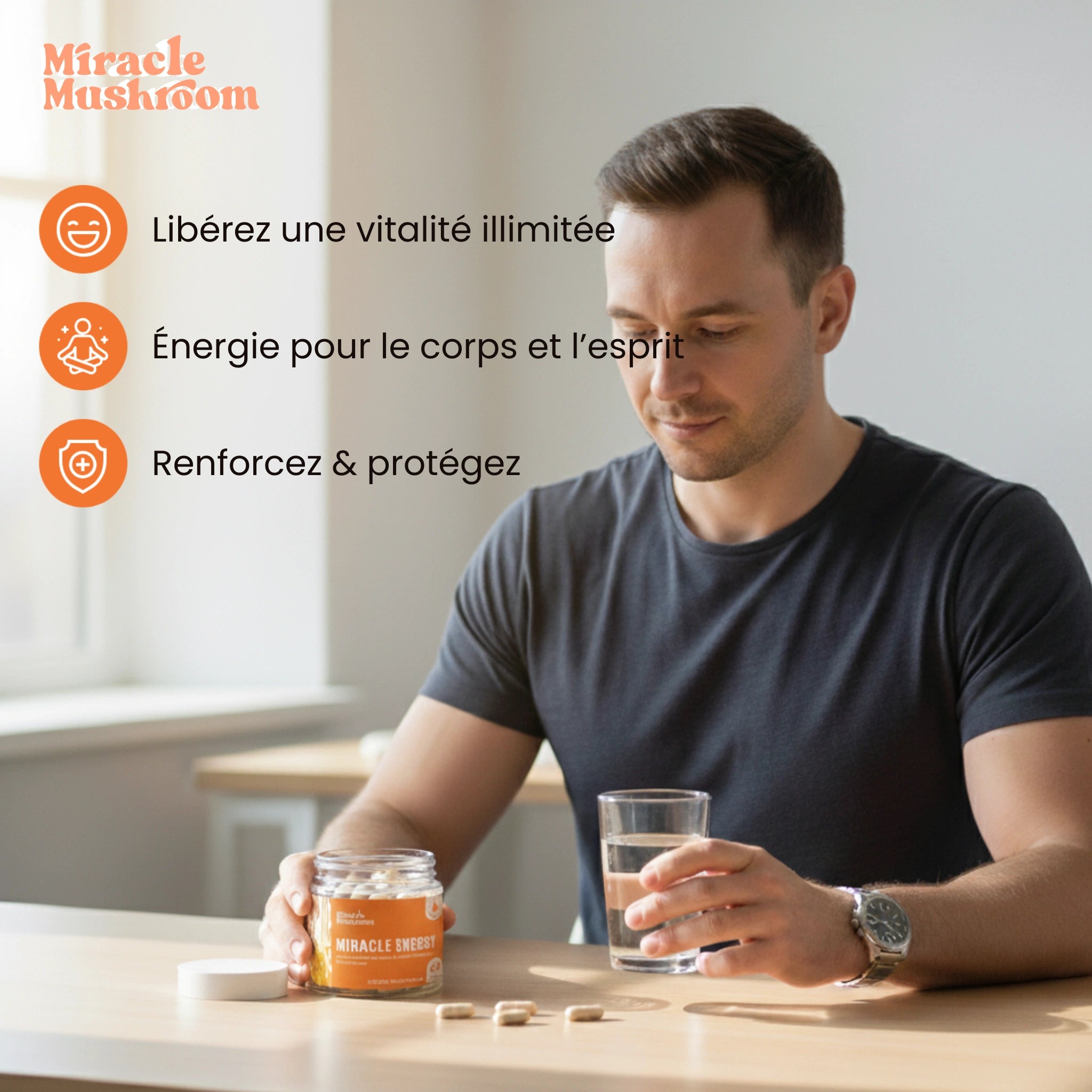 Miracle Energy (Cordyceps pour l’énergie)