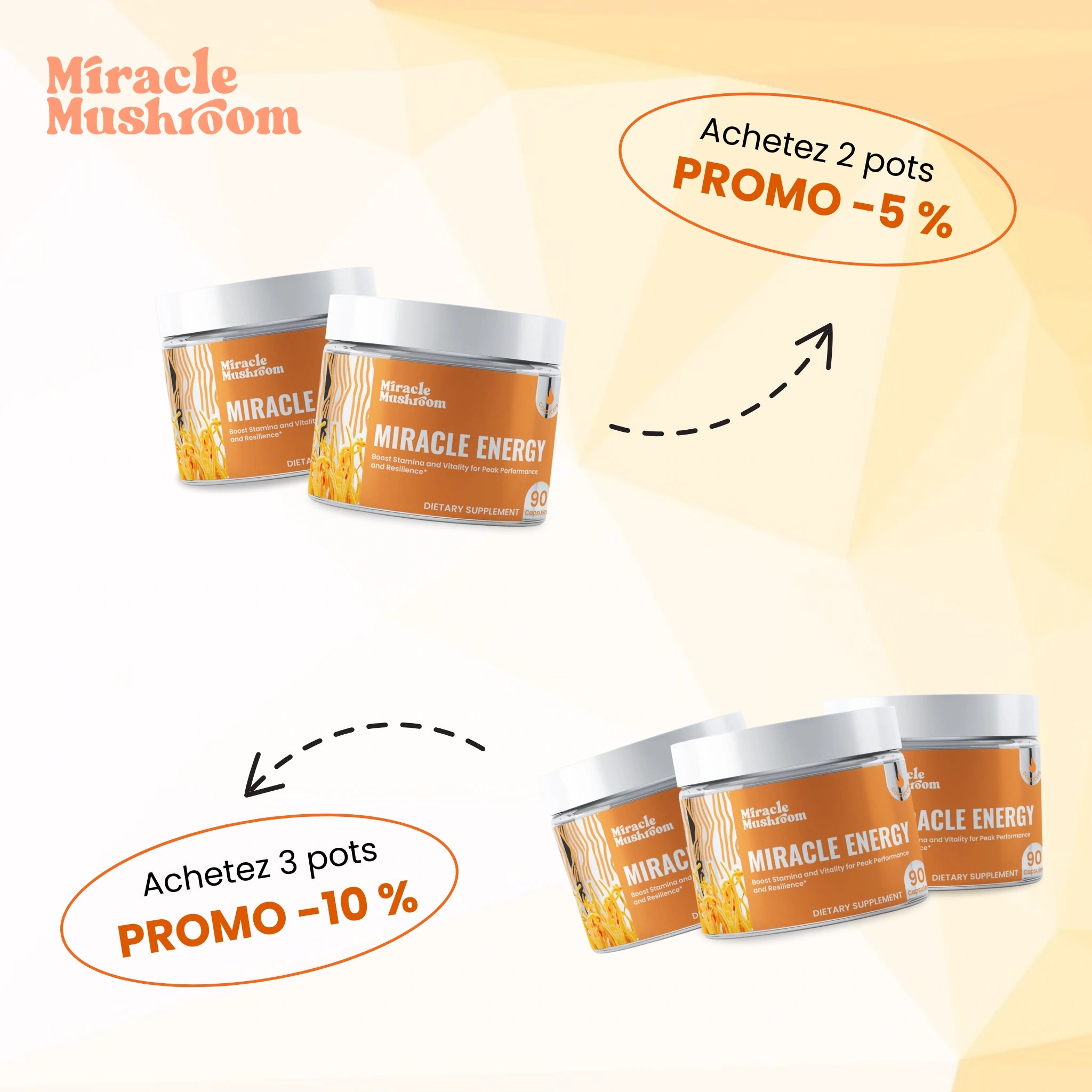 Miracle Energy (Cordyceps pour l’énergie)