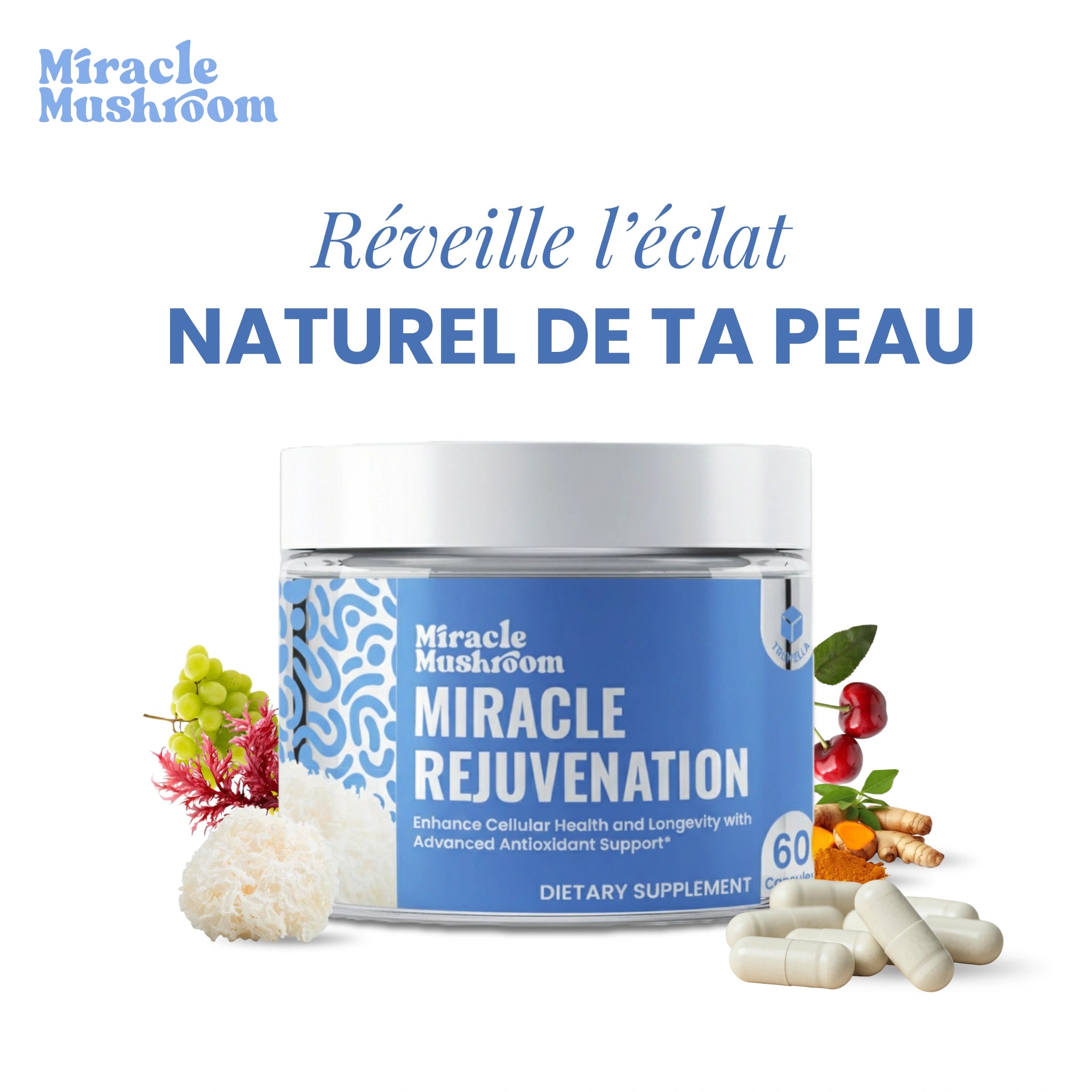 Miracle Rejuvenation (Tremella pour l’hydratation de la peau)