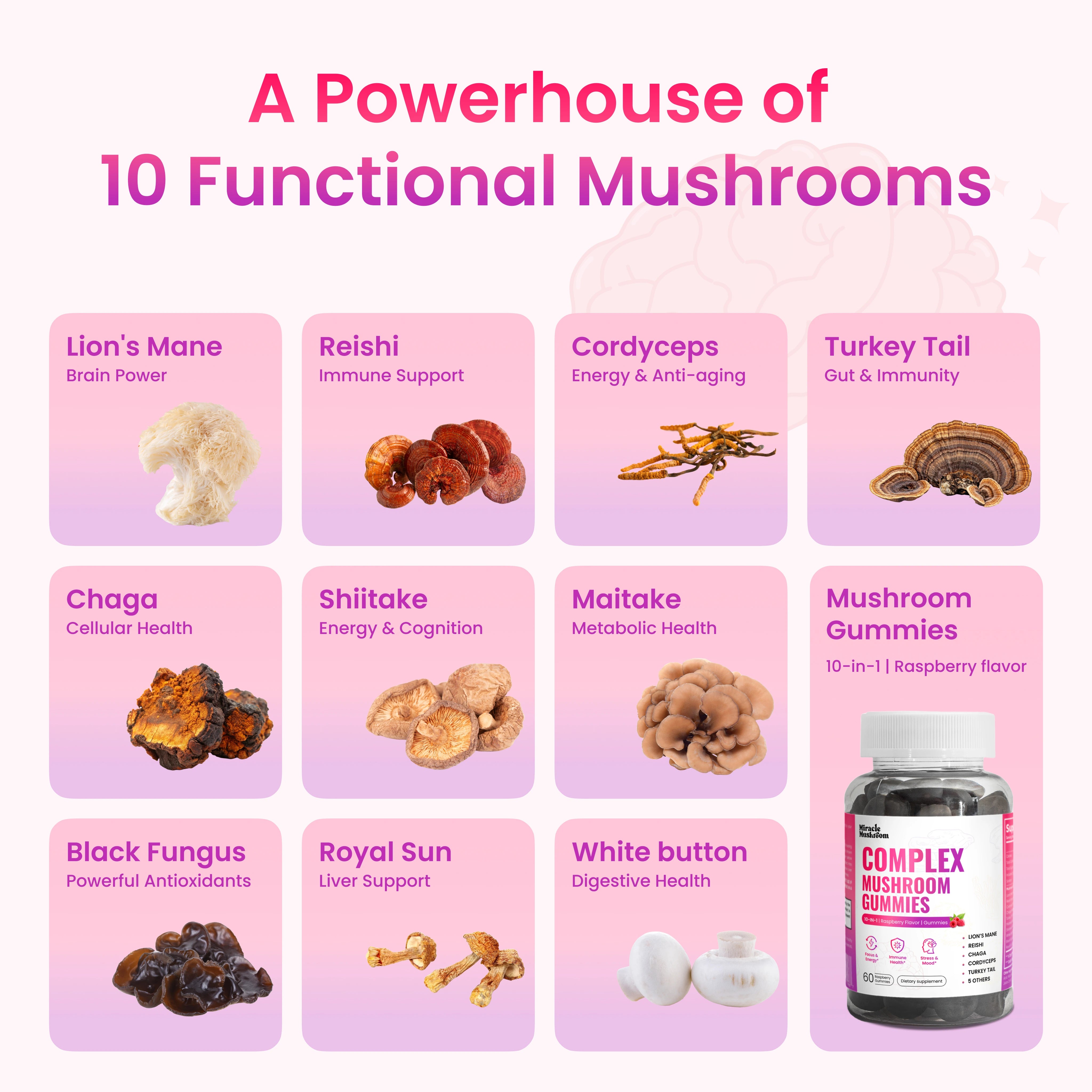 10-in-1 Mushroom Gummies