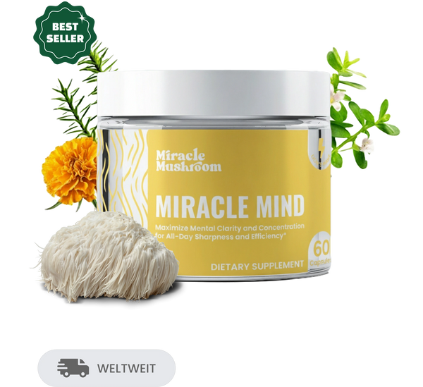 Miracle Mind (Lion’s Mane für kognitive Unterstützung)