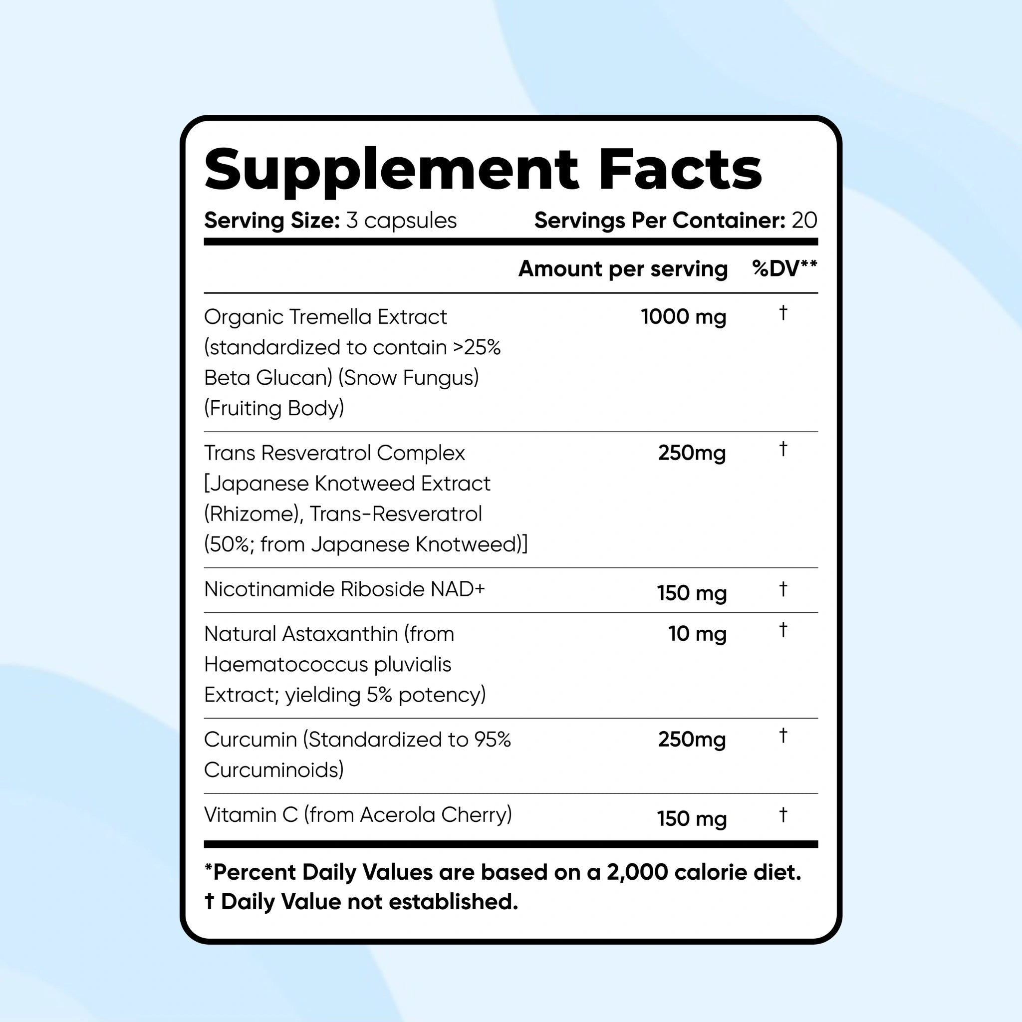Miracle Rejuvenation (Tremella für Hautfeuchtigkeit)